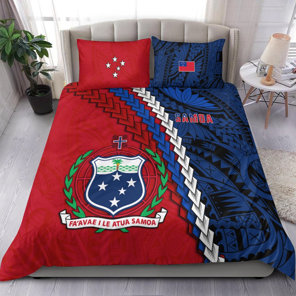 Samoa Polynesian Bedding Set Quotes LT13