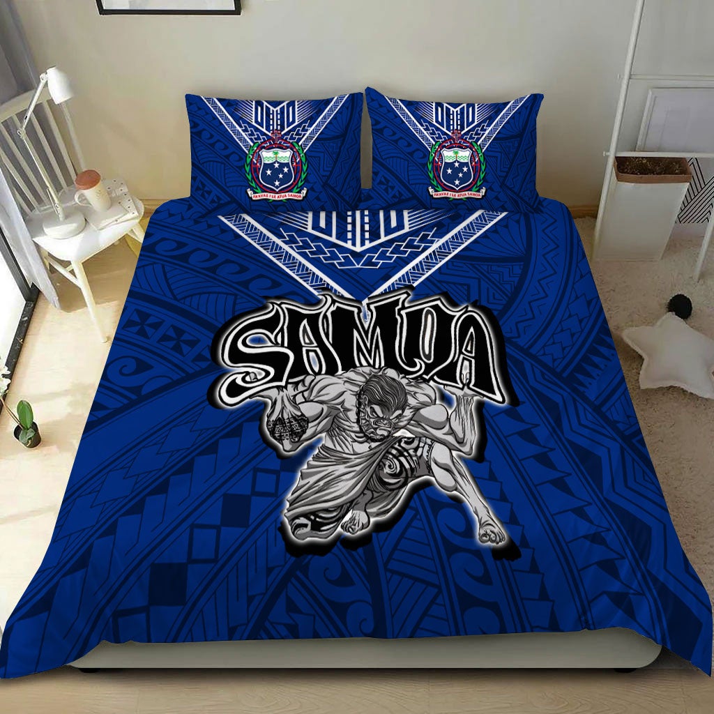 Samoa Bedding Set Samoan Warrior Pride LT12
