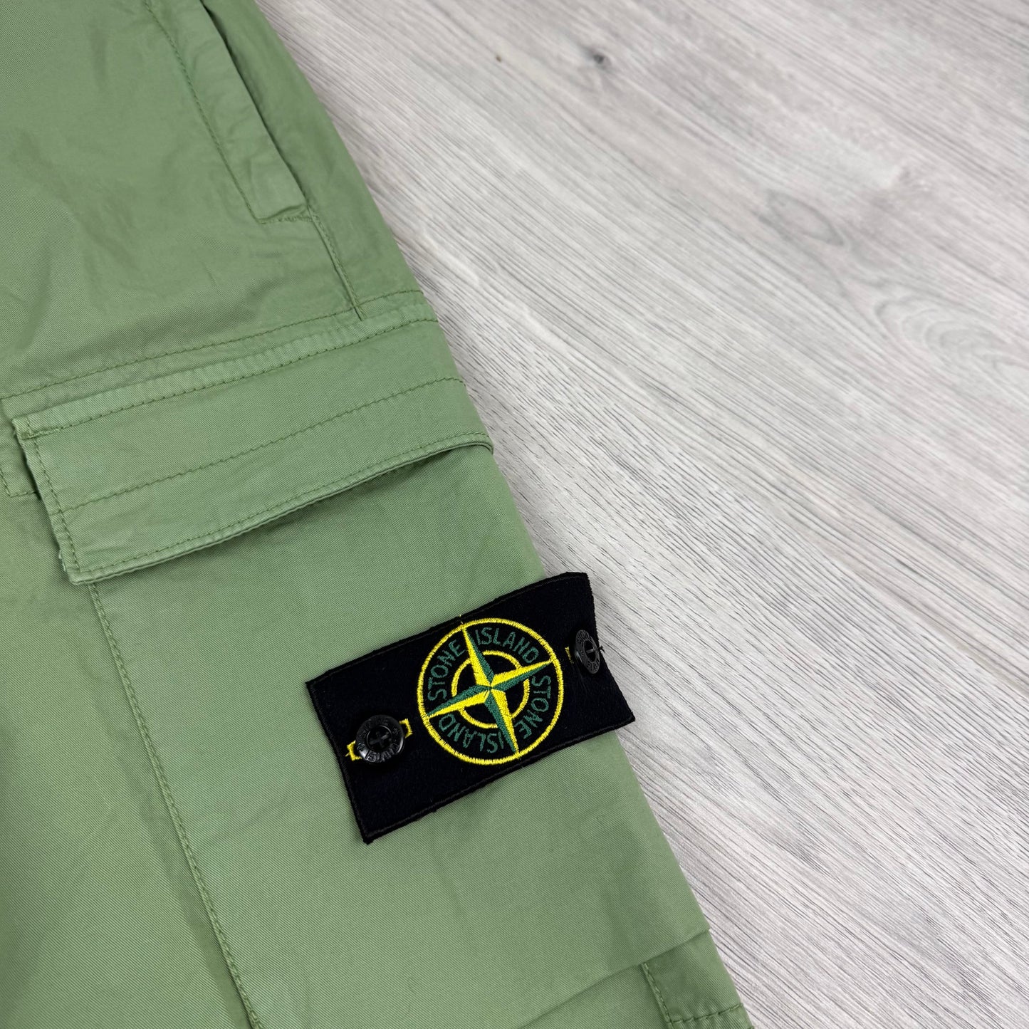 Stone Island Supima Cargo Trousers - Sage
