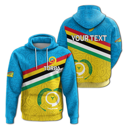 Custom Vanuatu Torba Province Hoodie Flag Style LT12