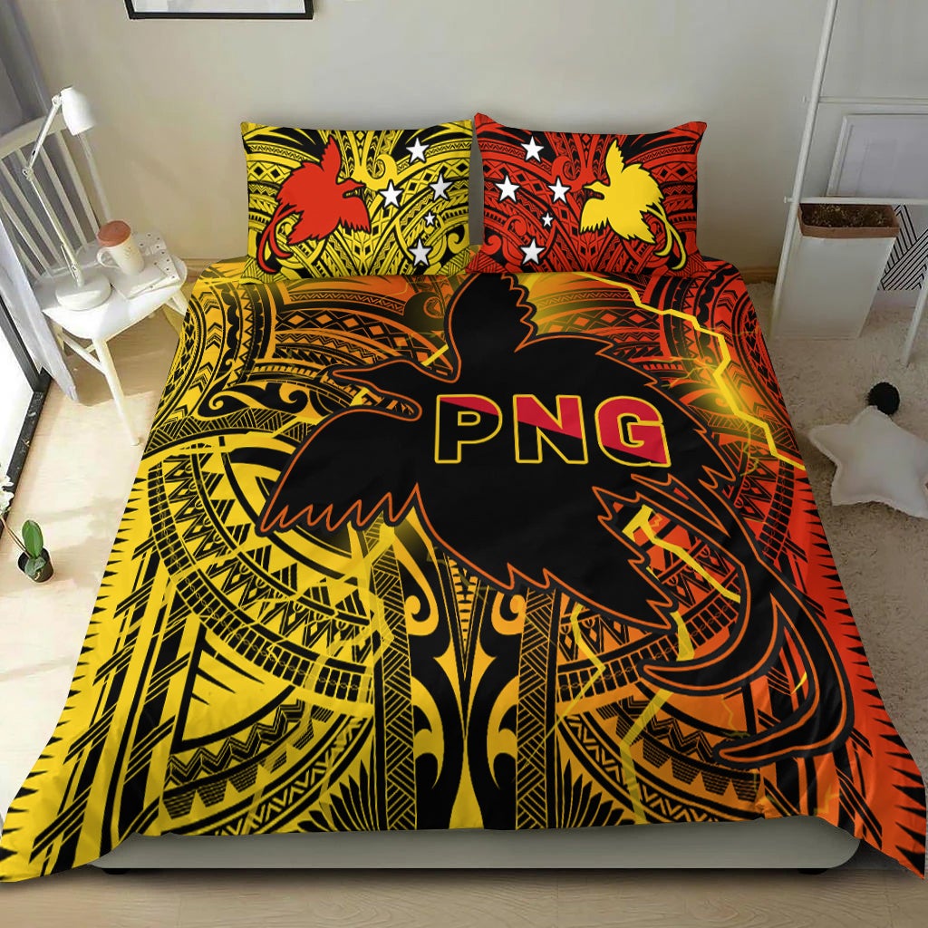 Papua New Guinea Bedding Set Stalwart Polynesian Special LT13