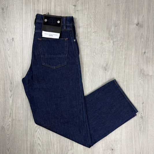 Stone Island Loose Denim Jeans - Indigo Rinsed