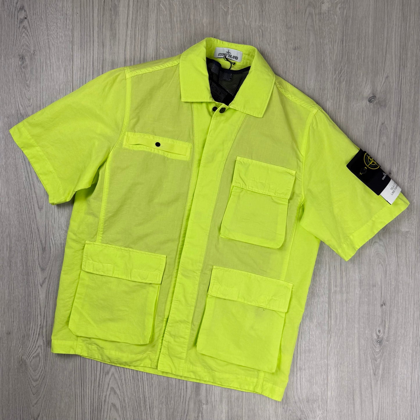 Stone Island Tela Lino Shirt - Lemon