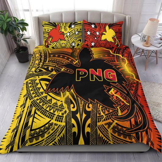 Papua New Guinea Bedding Set Stalwart Polynesian Special LT13