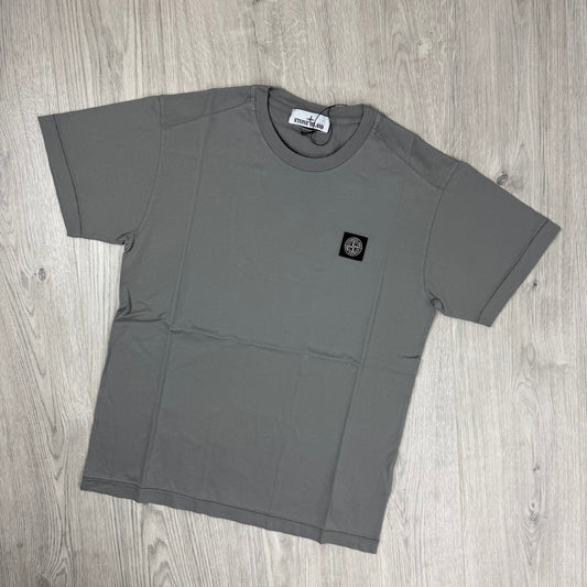 Stone Island Patch T-Shirt - Cement