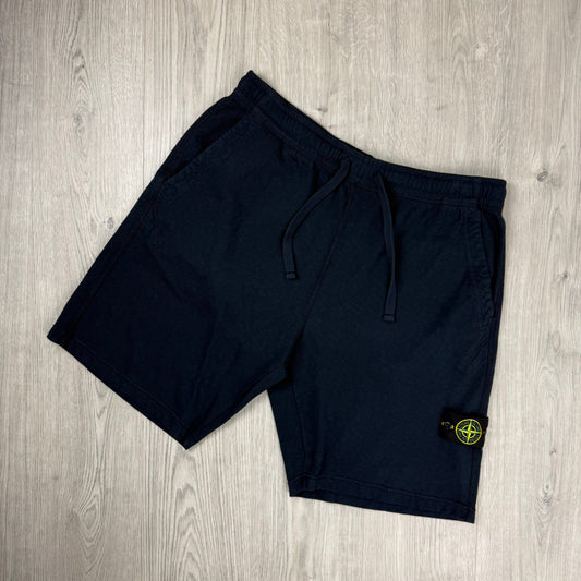 Stone Island Jersey Shorts - Navy