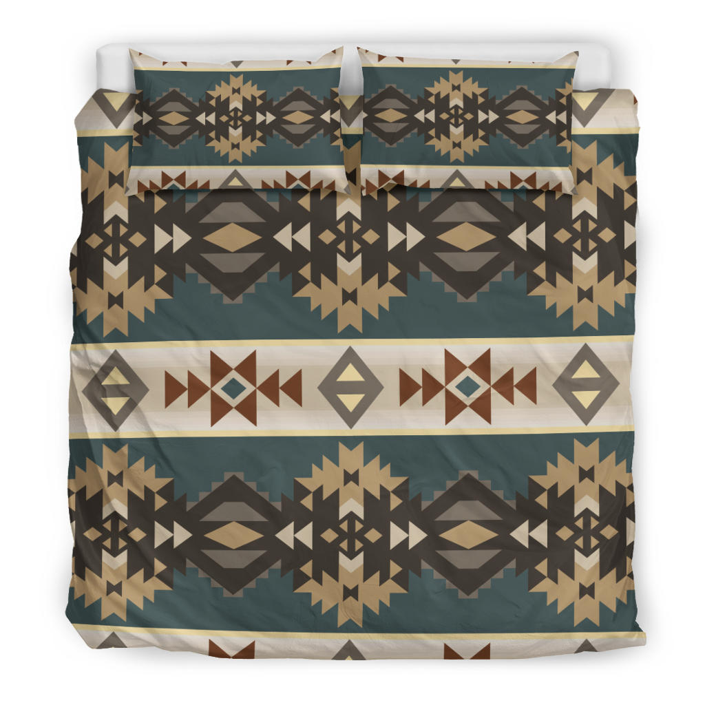Native American Navajo Geometric Seamless Pattern Bedding Set LT10