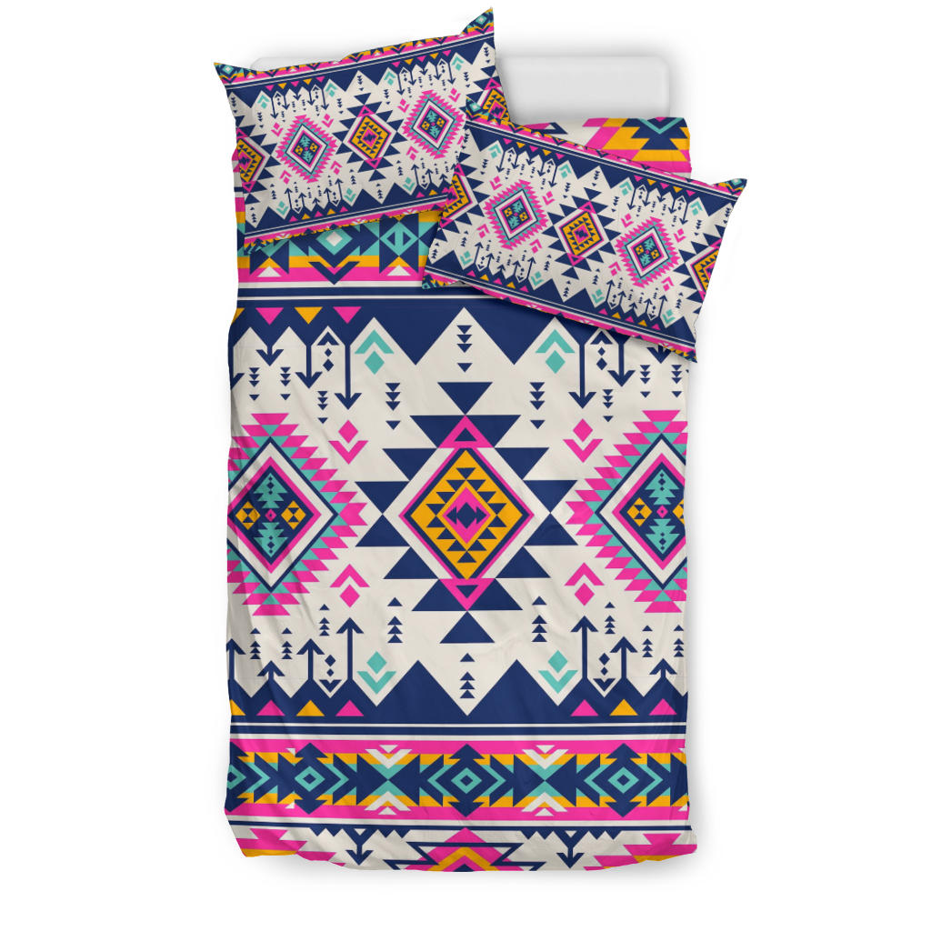 Pink Pattern Native American Bedding Set LT10
