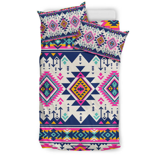 Pink Pattern Native American Bedding Set LT10
