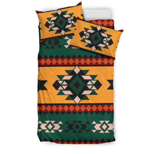 Native American Aztec Geometric Pattern Bedding Set LT10