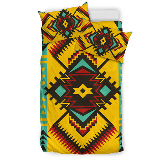 Native American Abstract Geometric Ornament Bedding Set LT10
