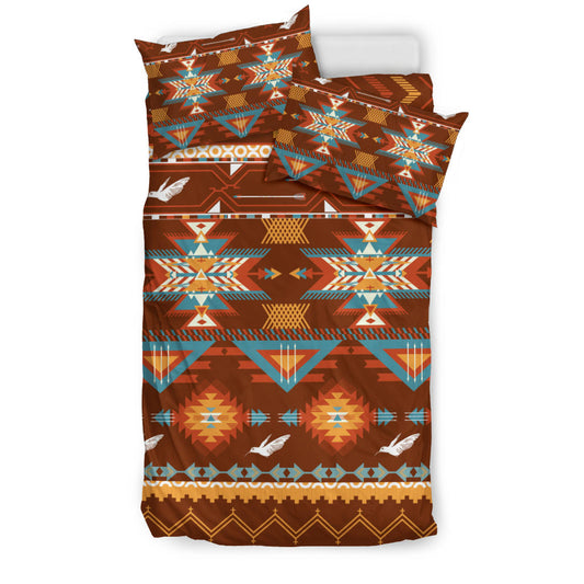 Native American Pattern With Birds Bedding Set LT10