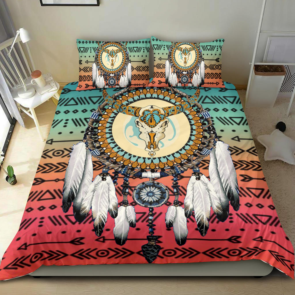 Native American Light Color Patter Arrow Bedding Set LT10