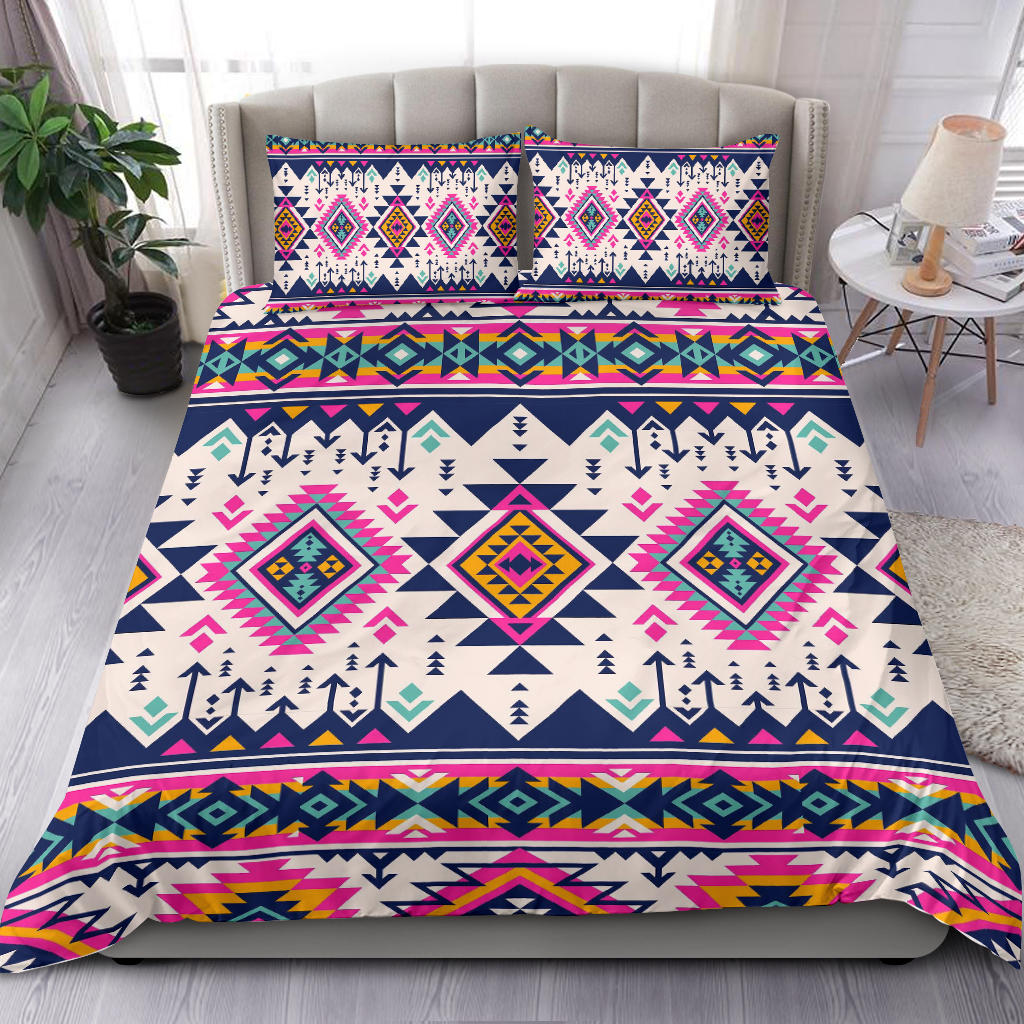 Pink Pattern Native American Bedding Set LT10