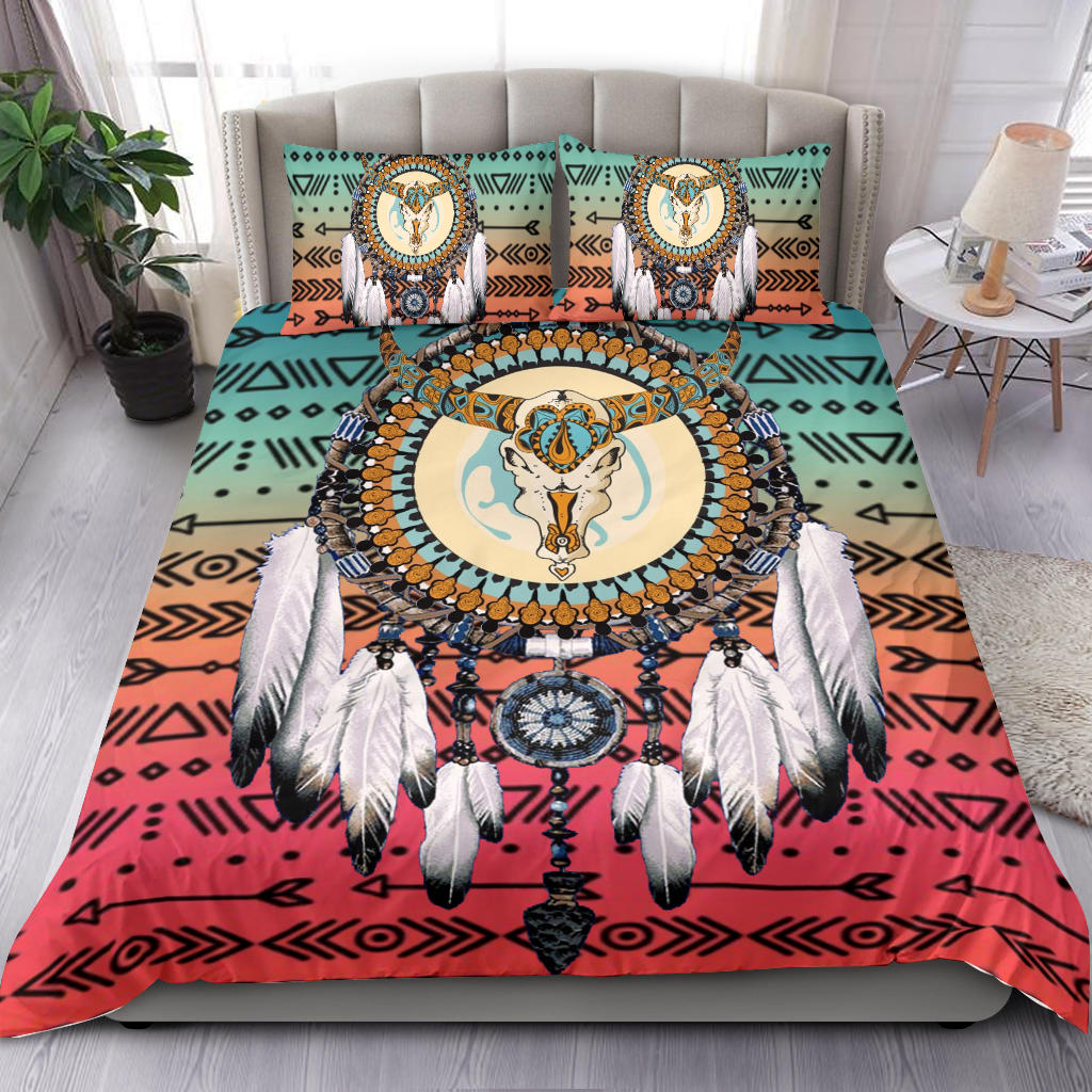 Native American Light Color Patter Arrow Bedding Set LT10
