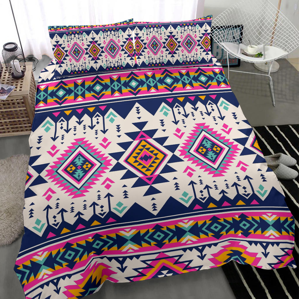 Pink Pattern Native American Bedding Set LT10