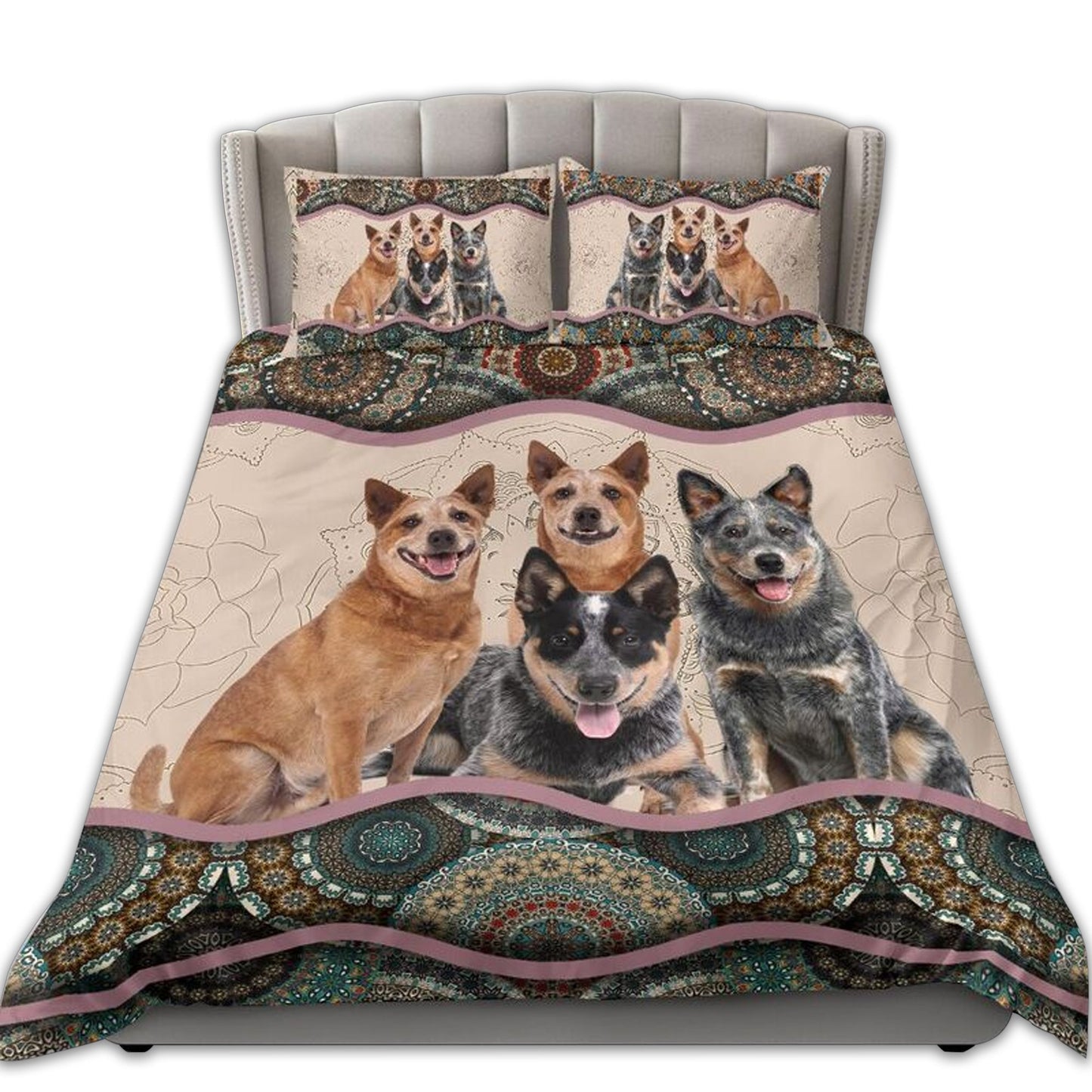 Australian Cattle Dog Band Happiness Style Bedding Set