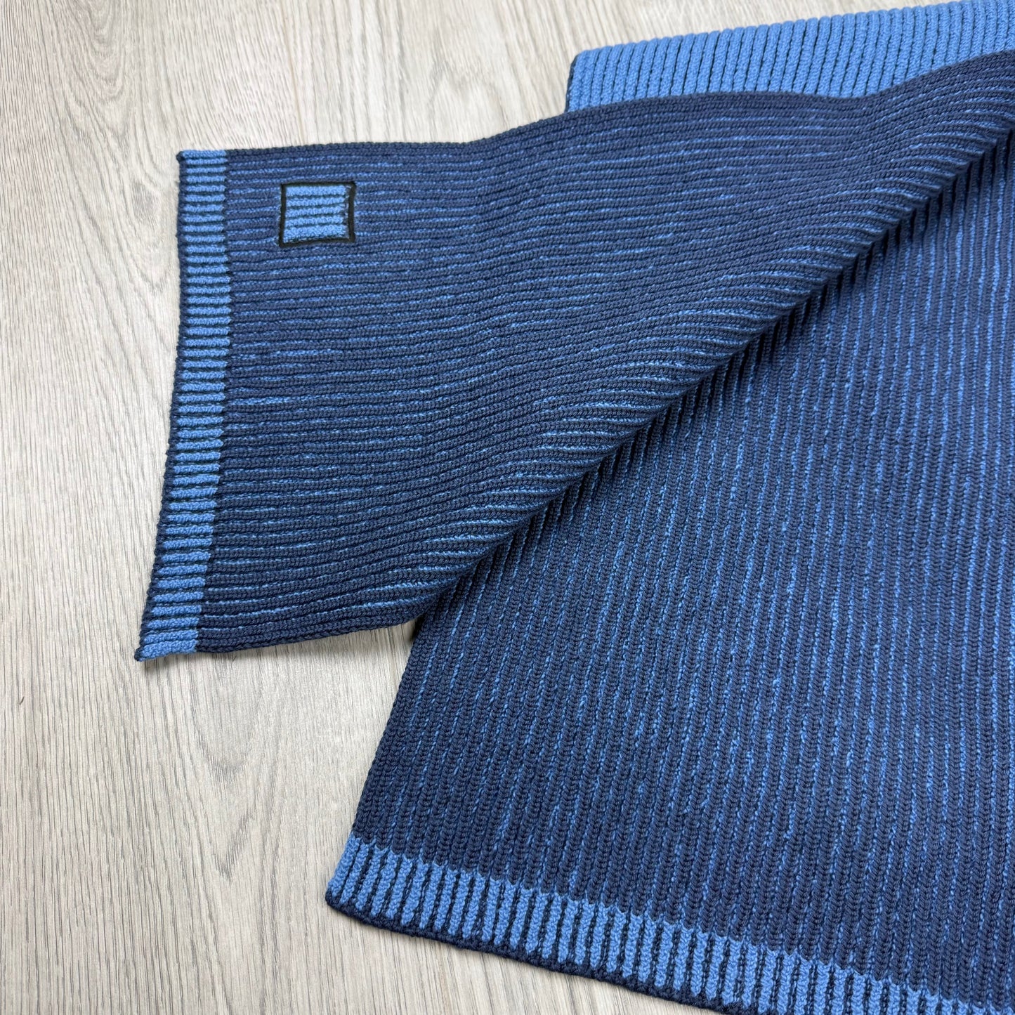Stone Island Vanisé Rib Scarf - Steel Blue