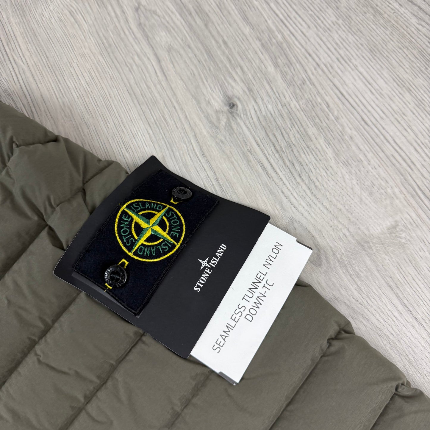 Stone Island Seamless Down Jacket - Military