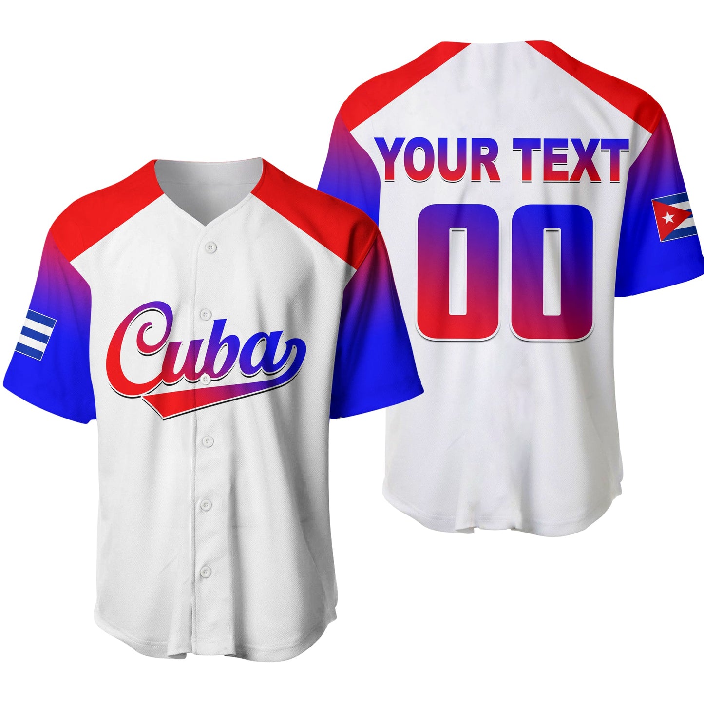 (Custom Personalised And Number) Baseball 2023 Cuba Baseball Jersey Red Style LT6