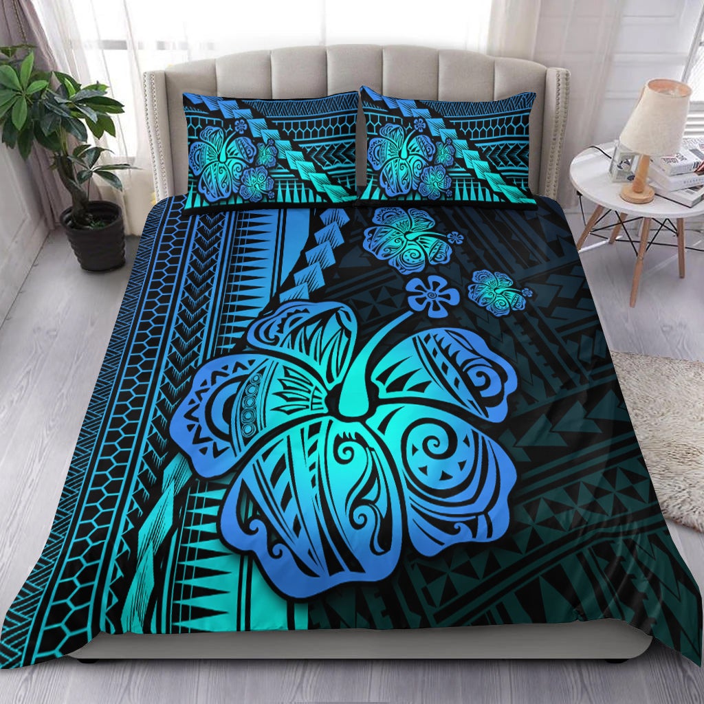 Polynesian Hibiscus Bedding Set Hawaiian Style No.2 LT6