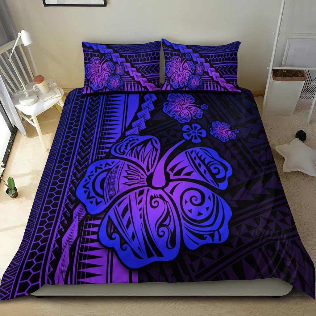 Polynesian Hibiscus Bedding Set Hawaiian Style No.3 LT6