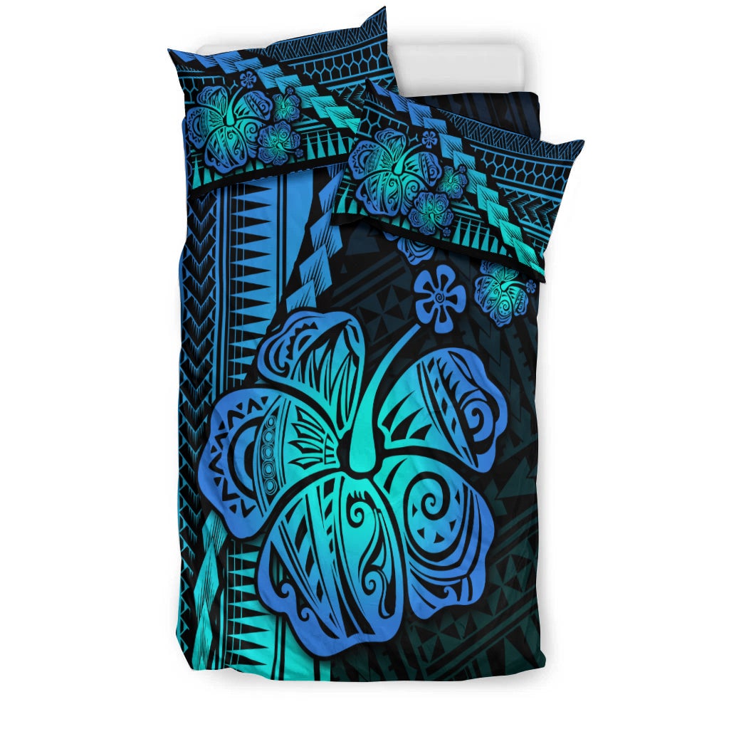 Polynesian Hibiscus Bedding Set Hawaiian Style No.2 LT6