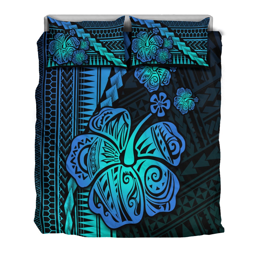 Polynesian Hibiscus Bedding Set Hawaiian Style No.2 LT6