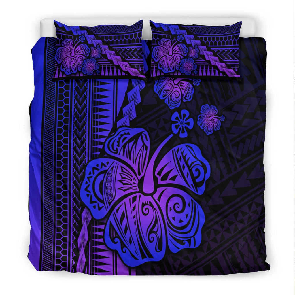 Polynesian Hibiscus Bedding Set Hawaiian Style No.3 LT6
