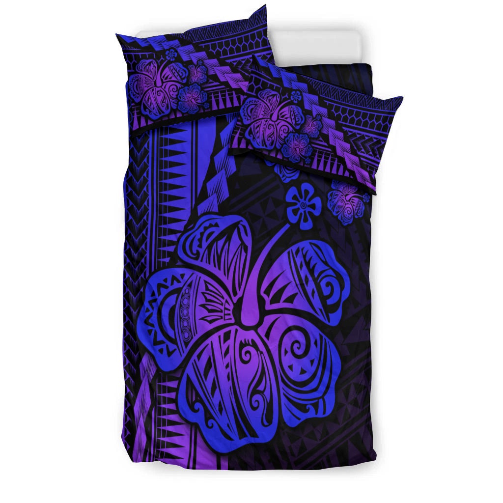 Polynesian Hibiscus Bedding Set Hawaiian Style No.3 LT6
