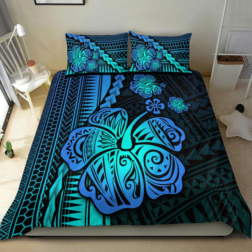 Polynesian Hibiscus Bedding Set Hawaiian Style No.2 LT6