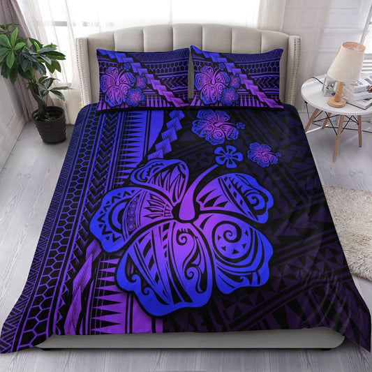 Polynesian Hibiscus Bedding Set Hawaiian Style No.3 LT6