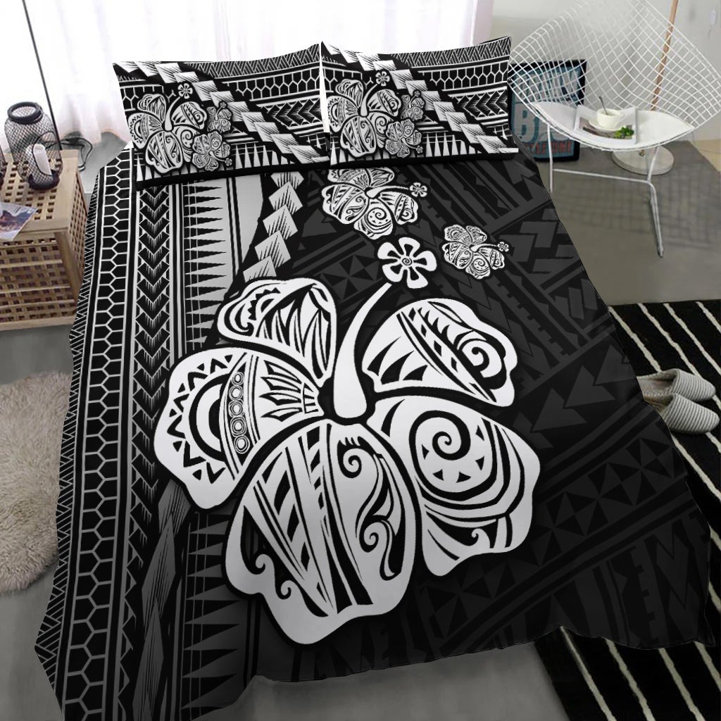 Polynesian Hibiscus Bedding Set Hawaiian Style No.4 LT6