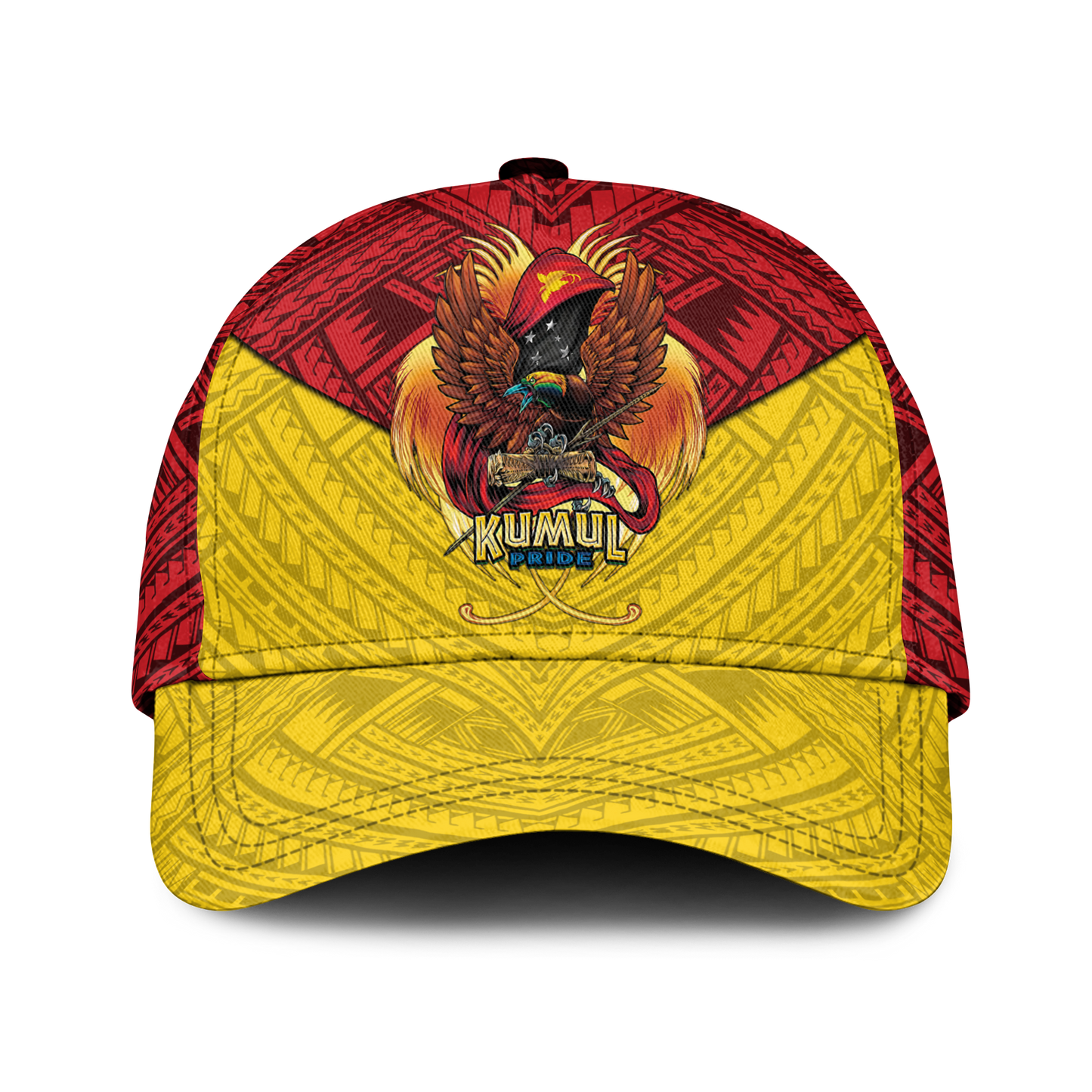 Custom Personalised Papua New Guinea Rugby Kumul Pride Cap LT2