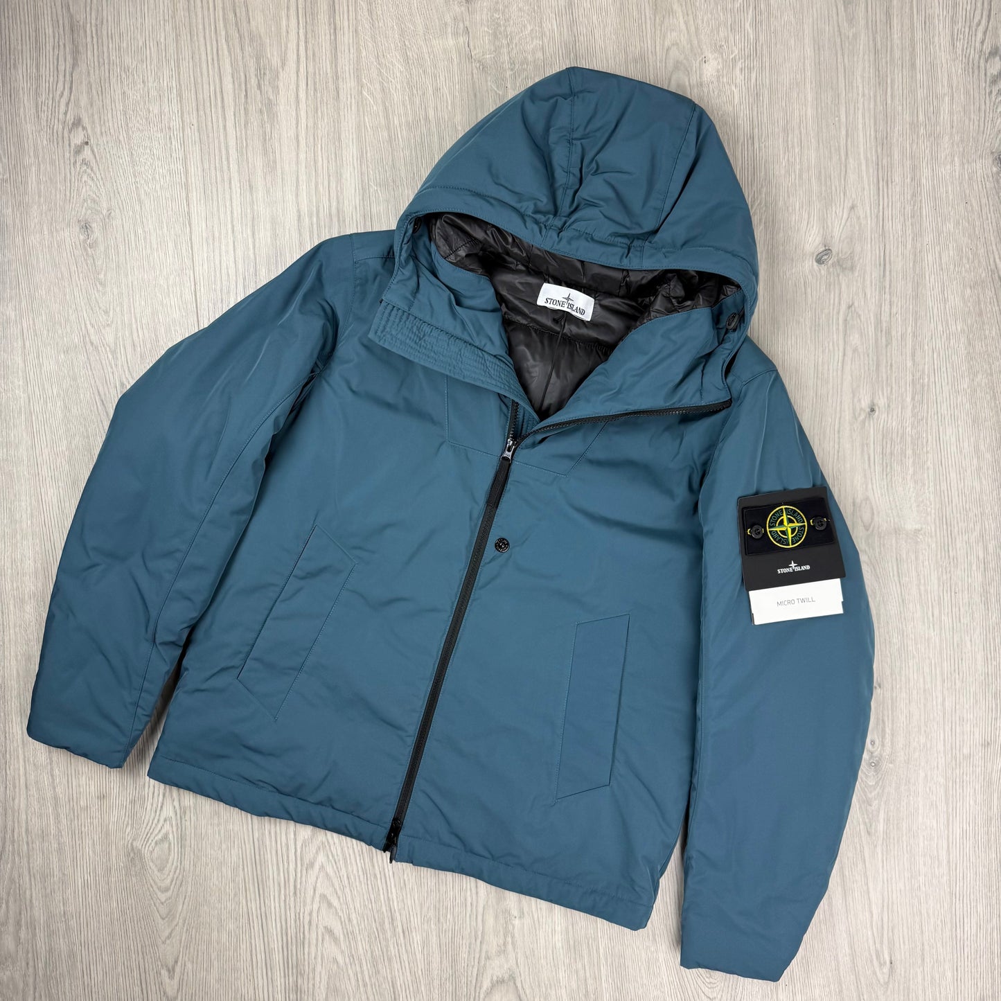 Stone Island Micro Twill Jacket - Petrol