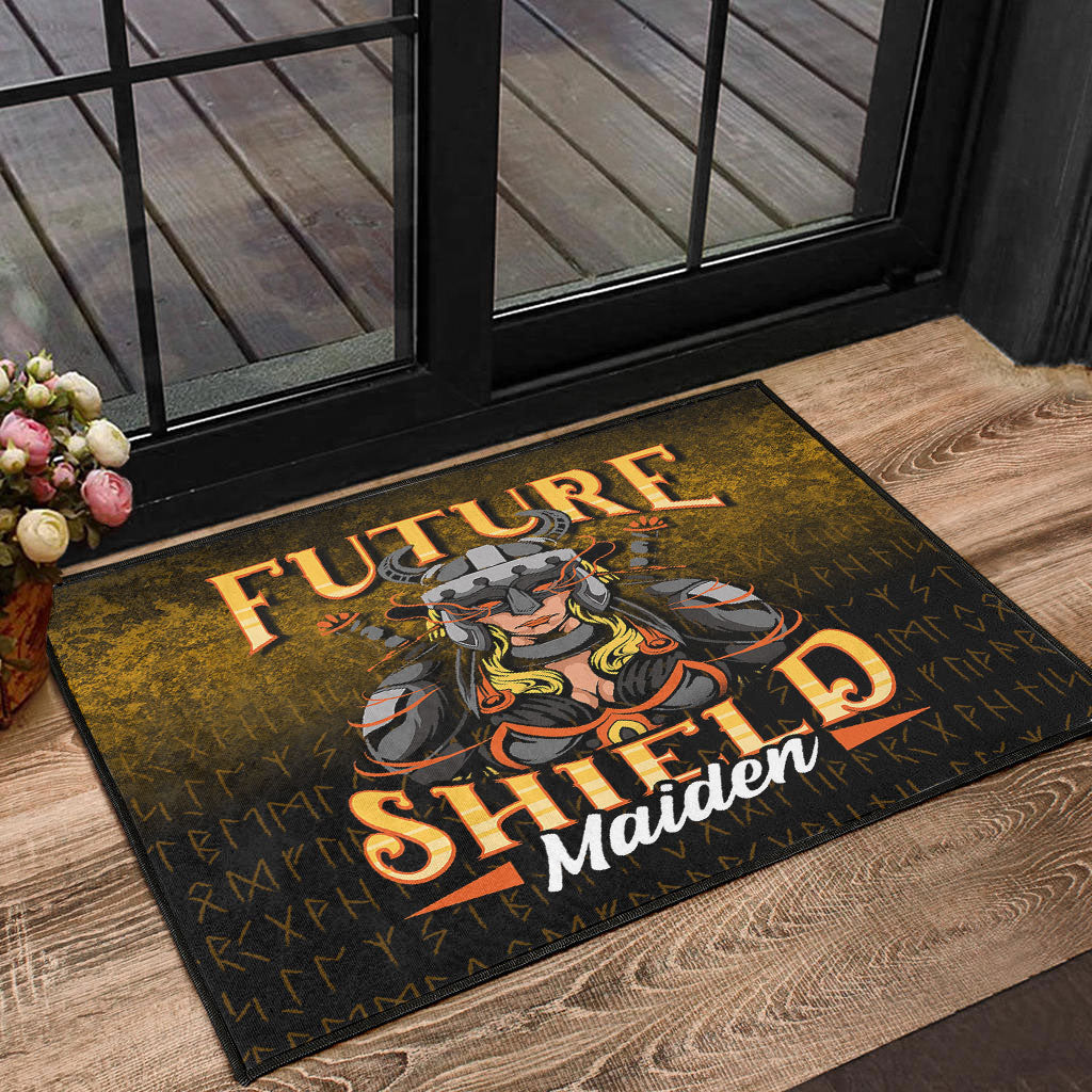 Viking Door Mat Future Shield Maiden Door Mat RLT12
