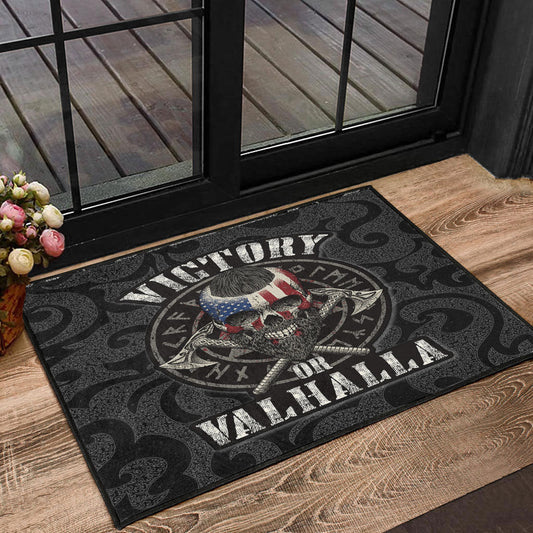 Viking Door Mat Victory or Valhalla Special Version Door Mat RLT12