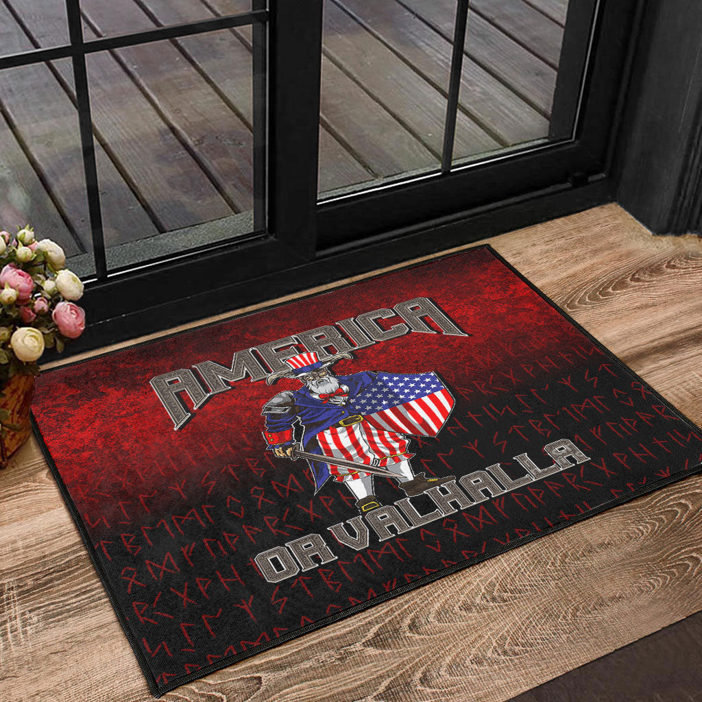 Viking Door Mat America Or Valhalla Door Mat RLT12