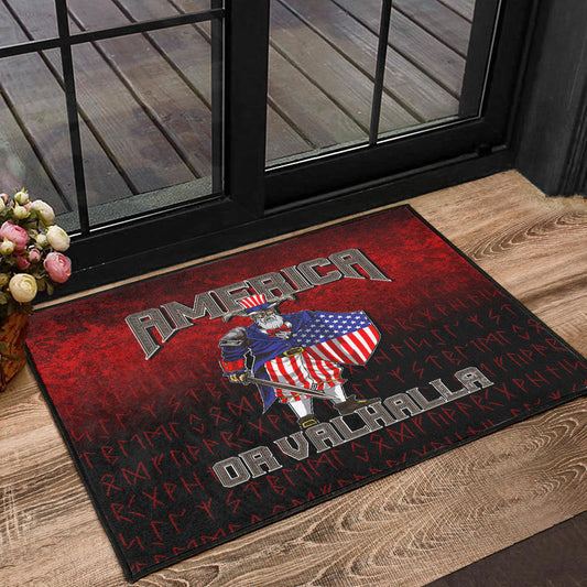 Viking Door Mat America Or Valhalla Door Mat RLT12
