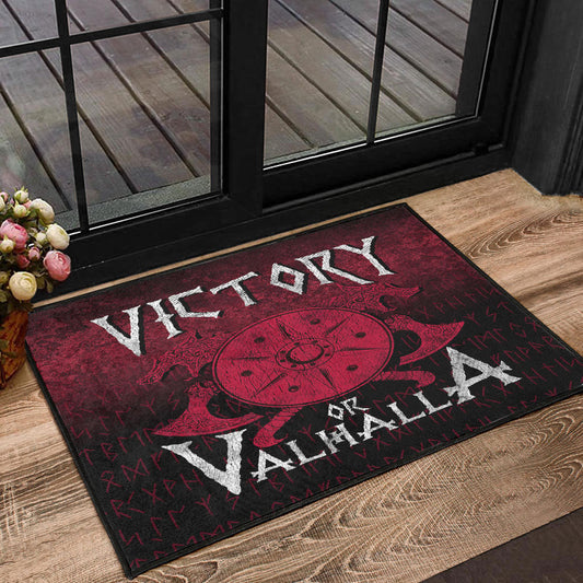Viking Door Mat Victory or Valhalla Door Mat RLT12