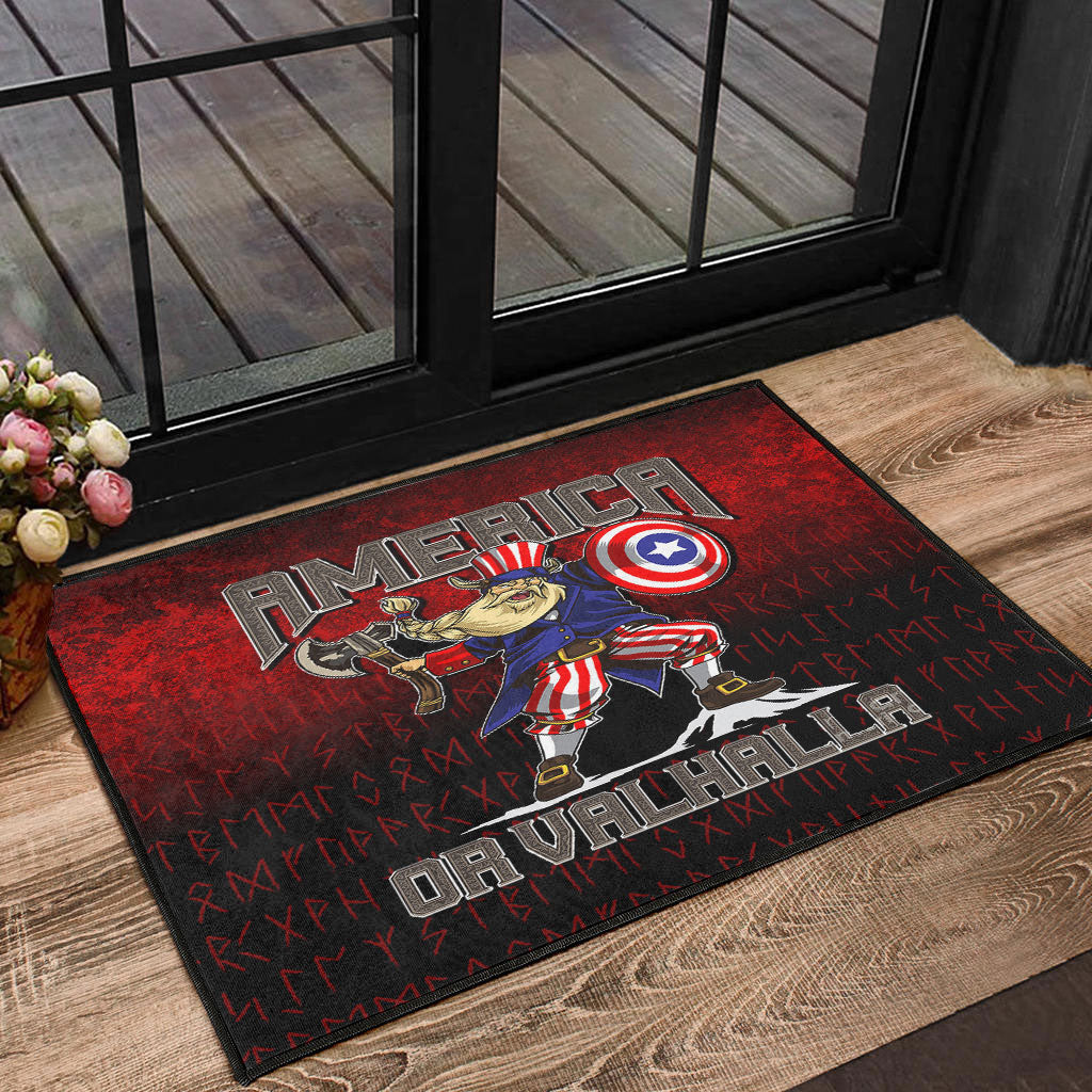 Viking Door Mat America Or Valhalla Door Mat RLT12
