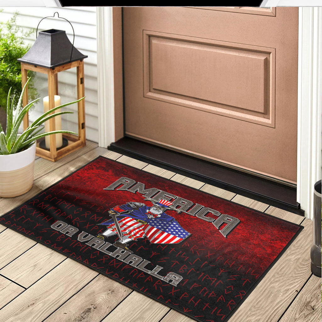 Viking Door Mat America Or Valhalla Door Mat RLT12