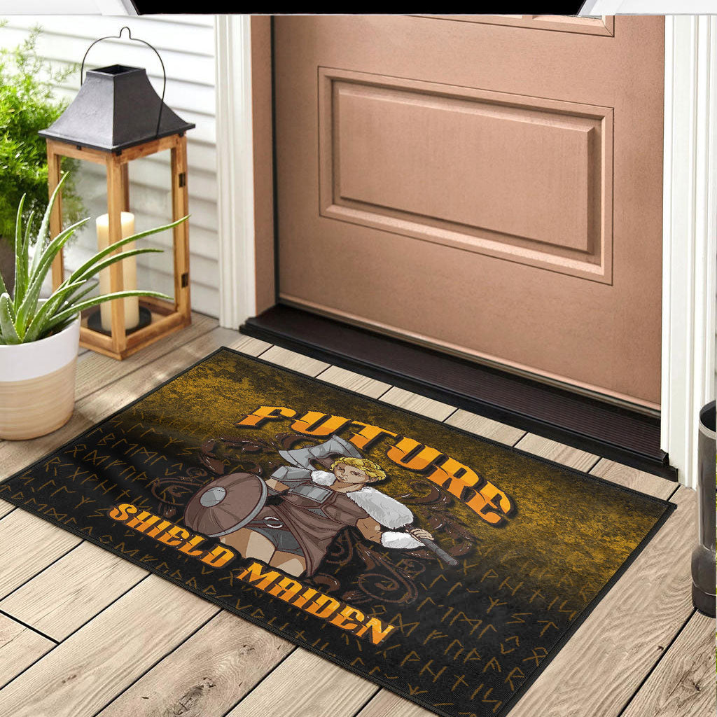 Viking Door Mat Viking Future Shield Maiden Door Mat RLT12