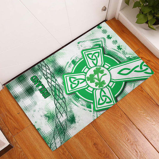 Ireland Cross Cricket Team Door Mat Celtic Irish Green Pattern Unique No1 LT9