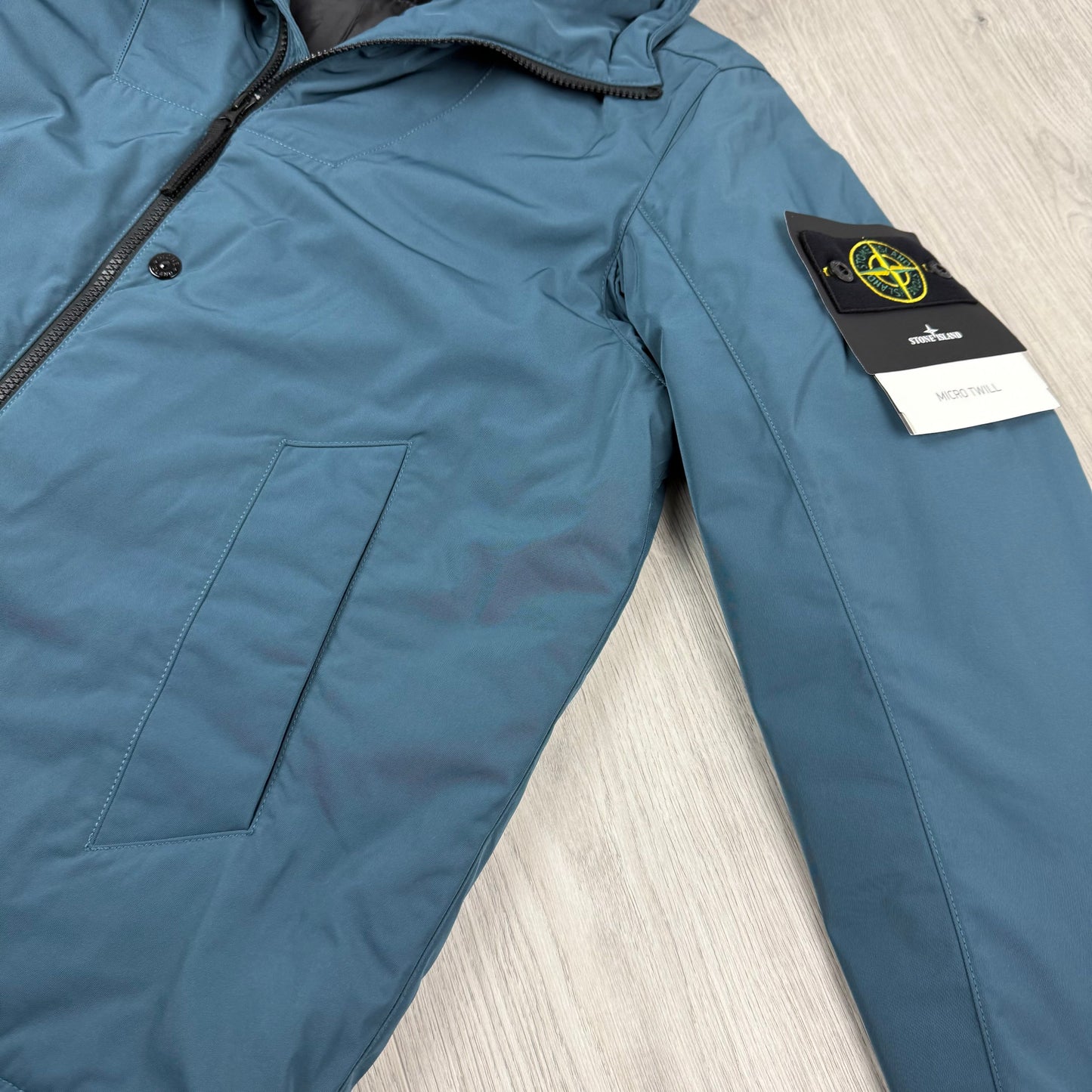 Stone Island Micro Twill Jacket - Petrol