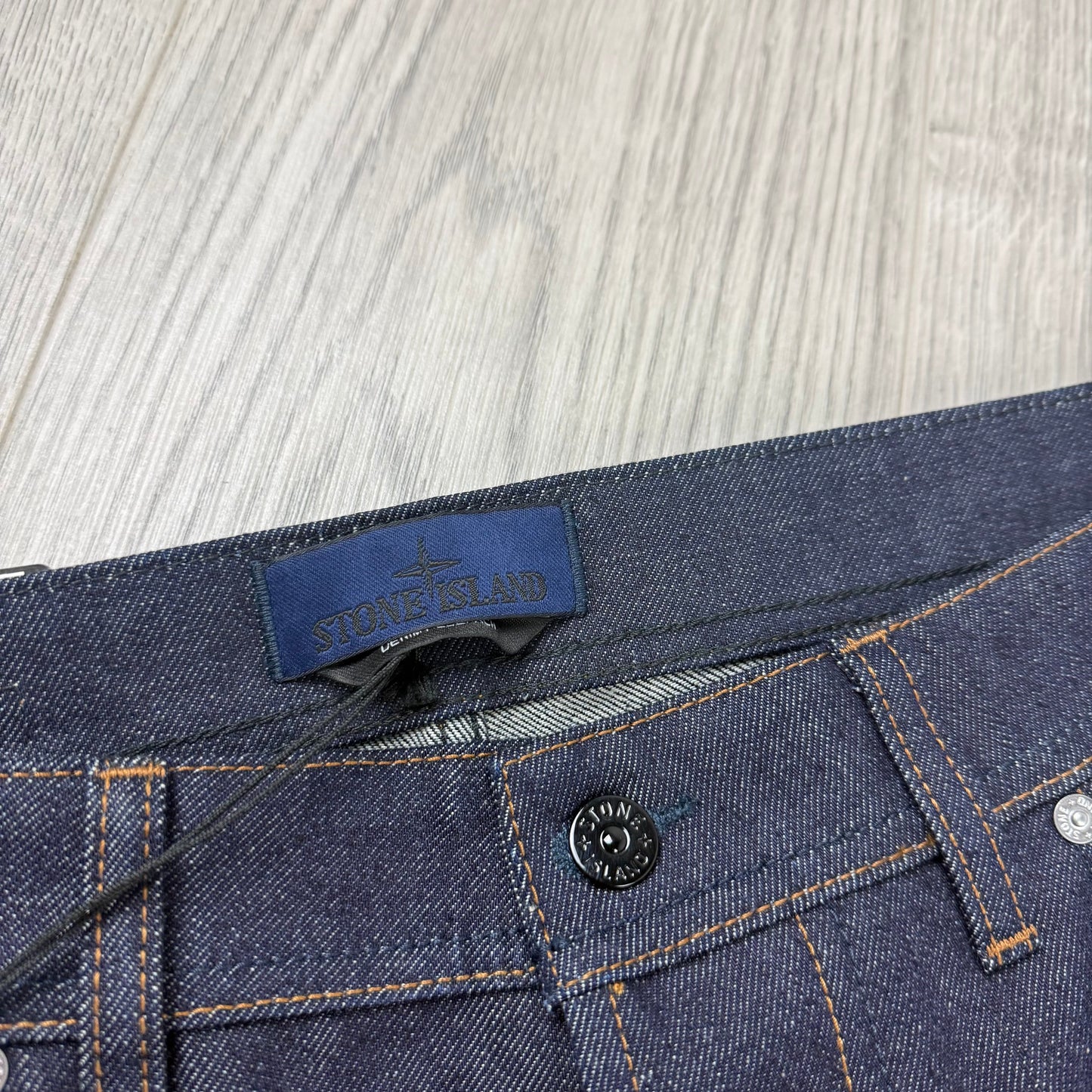 Stone Island Straight Denim Jeans - Indigo Raw