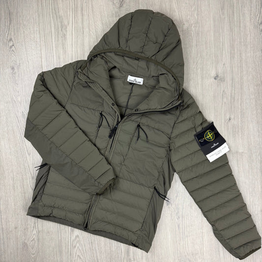 Stone Island Seamless Down Jacket - Military
