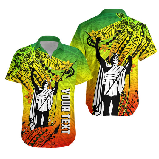 (Custom Personalised) King Kamehameha Hawaiian Shirt Pulchritude Polynesian Hawaii LT13