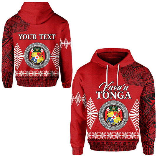 Custom Vava u Tonga Hoodie Tongan Ngatu LT13