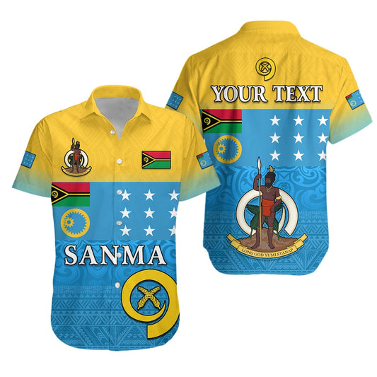 (Custom Personalised) Sanma Province Hawaiian Shirt Vanuatu Proud LT13